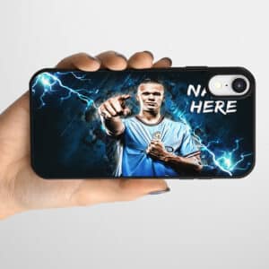 Personalised Erling Haaland Manchester City Football Player Gel Phone Case NLP31
