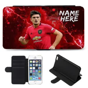 Personalised Harry Maguire Manchester United Football Player Flip Phone Case NLP16