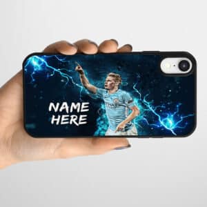 Personalised Kevin de Bruyne Manchester City Football Player Gel Phone Case NLP23
