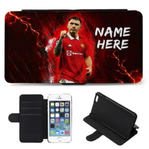 Personalised Lisandro Martinez Manchester United Football Player Flip Phone Case NLP78