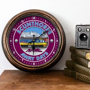 Personalised Scunthorpe Football Away Days Wall Clock FTC61