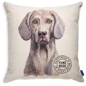 Personalised Weimaraner Cushion Cover KDC73