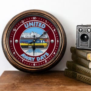 Personalised West Ham United Football Away Days Wall Clock FTC76