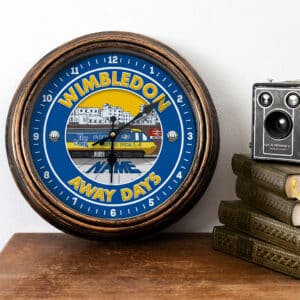 Personalised Wimbledon Football Away Days Wall Clock FTC77