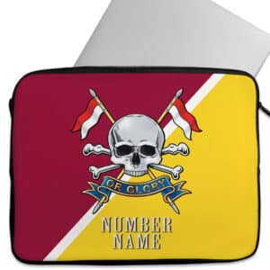Personalised Royal Lancers Laptop Sleeve iPad Case TR93