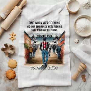 Personalised Grimsby Football Stadium Kitchen Tea Towel SFC31