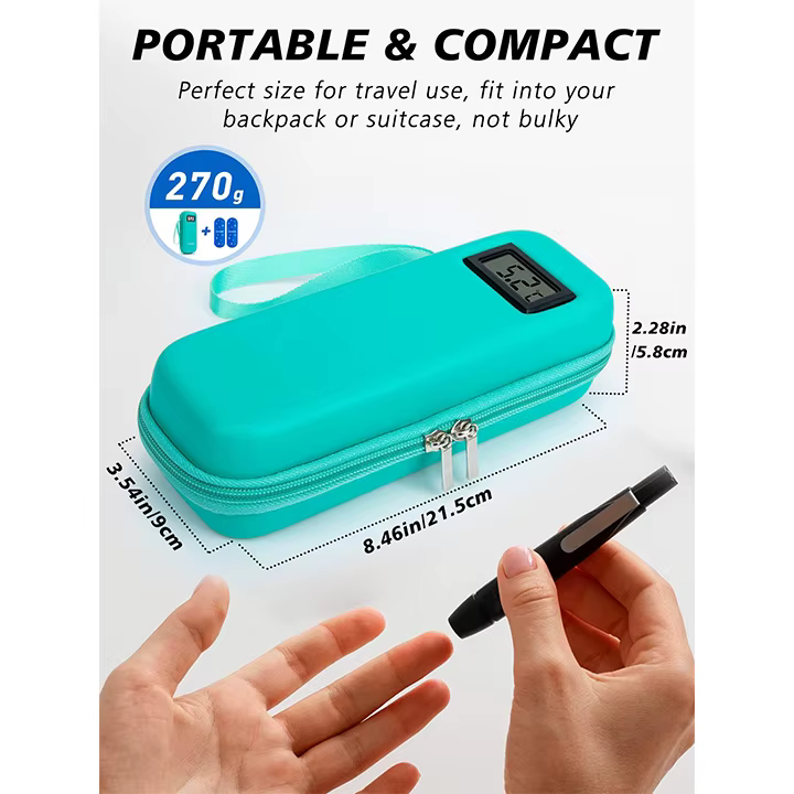 Mounjaro Pen Case Insulin Cool Digital Temperature Display Holiday Travel Bag - Image 8