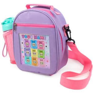 Personalised Labubu Dolls Lunch Bag Girls School Insualted Cooler Box LAB02