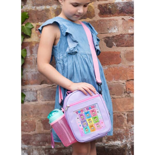 Personalised Labubu Dolls Lunch Bag Girls School Insualted Cooler Box LAB02 - Image 2