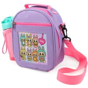 Personalised Labubu Dolls Lunch Bag Girls School Insualted Cooler Box LAB02