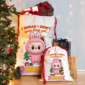 Personalised Labubu Christmas Sack NS080