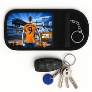 Personalised Luton Football Faraday Key Pouch Signal Blocker Case AF79