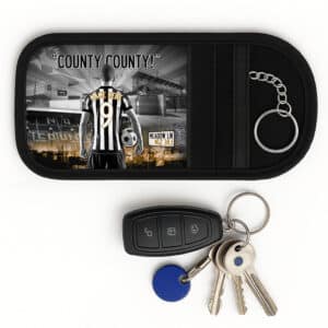 Personalised Notts County Football Faraday Key Pouch Signal Blocker Case AF95