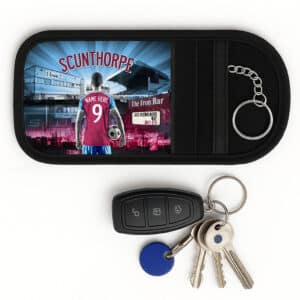 Personalised Scunthorpe Football Faraday Key Pouch Signal Blocker Case AF113