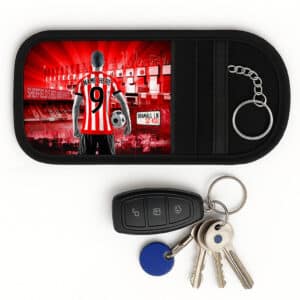 Personalised Sheffield Utd Football Faraday Key Pouch Signal Blocker Case AF114