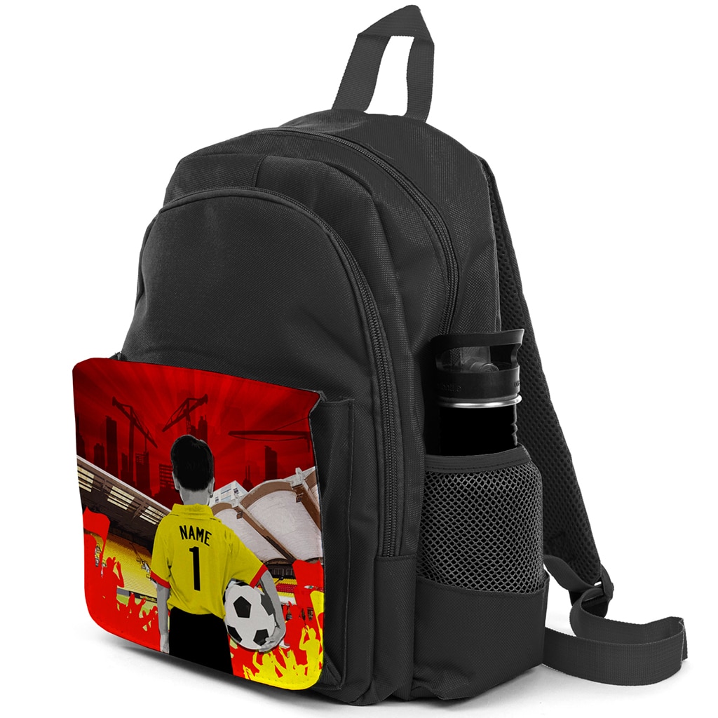 Personalised Watford Kids Football Black Backpack CF58 - Personalised Gift