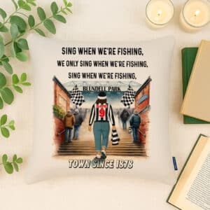 Women's Football Grimsby Personalised Watercolour Stadium Cushion Cover SFC116