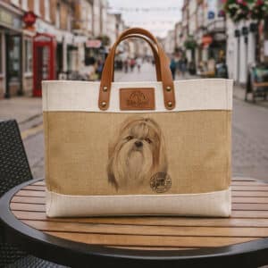 Shih Tzu Tote Bag Personalised Dog Shopper Handbag KDC30