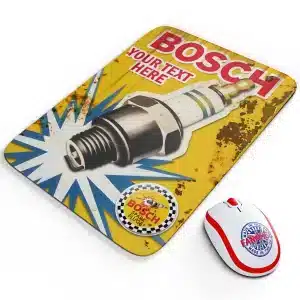 Personalised Bosch Mouse Mat Garage Work Gift OC02