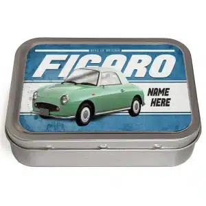 Personalised Nissan Figaro Tobacco Tin Classic Car CLP41