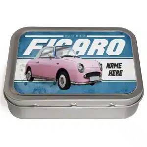 Personalised Nissan Figaro Tobacco Tin Classic Car CLP42