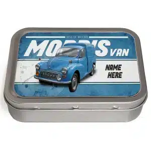 Personalised Morris Van Tobacco Tin Classic Car CLP36