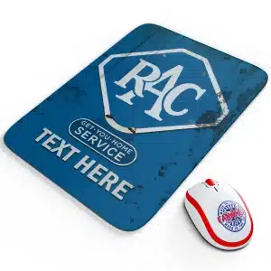Personalised RAC Mouse Mat Garage Work Gift OC26