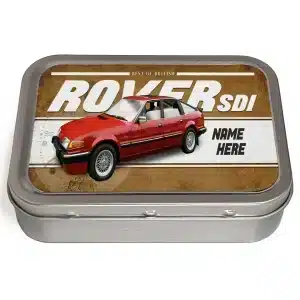 Personalised Rover SD1 Tobacco Tin Classic Car CLP46