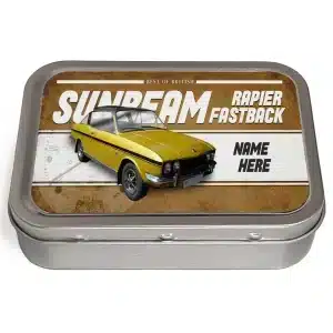 Personalised Sunbeam Rapier Tobacco Tin Classic Car CLP48