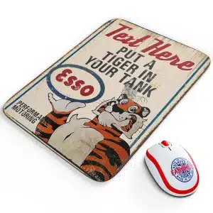 Personalised Esso Tiger Mouse Mat Garage Work Gift OC21