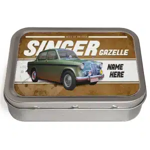 Personalised Singer Gazelle Tobacco Tin Classic Car CLP47