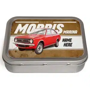 Personalised Morris Marina Tobacco Tin Classic Car CLP37